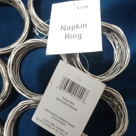 Silver Napkin Rings Set - Picture 4 of 4